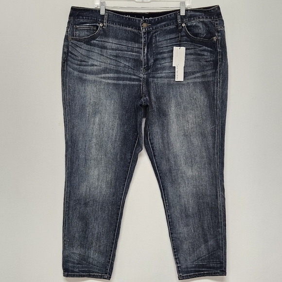 11 NWT CALVIN KLEIN SLOUCHY SKINNY JEANS WOMEN'S PLUS SIZE 20W - Picture 1 of 8